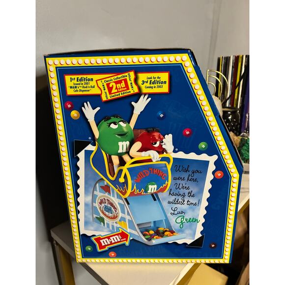 Vintage 2002 M&M’s Wild Thing Roller Coaster Candy Dispenser 2nd Edition Sealed - Picture 10 of 14